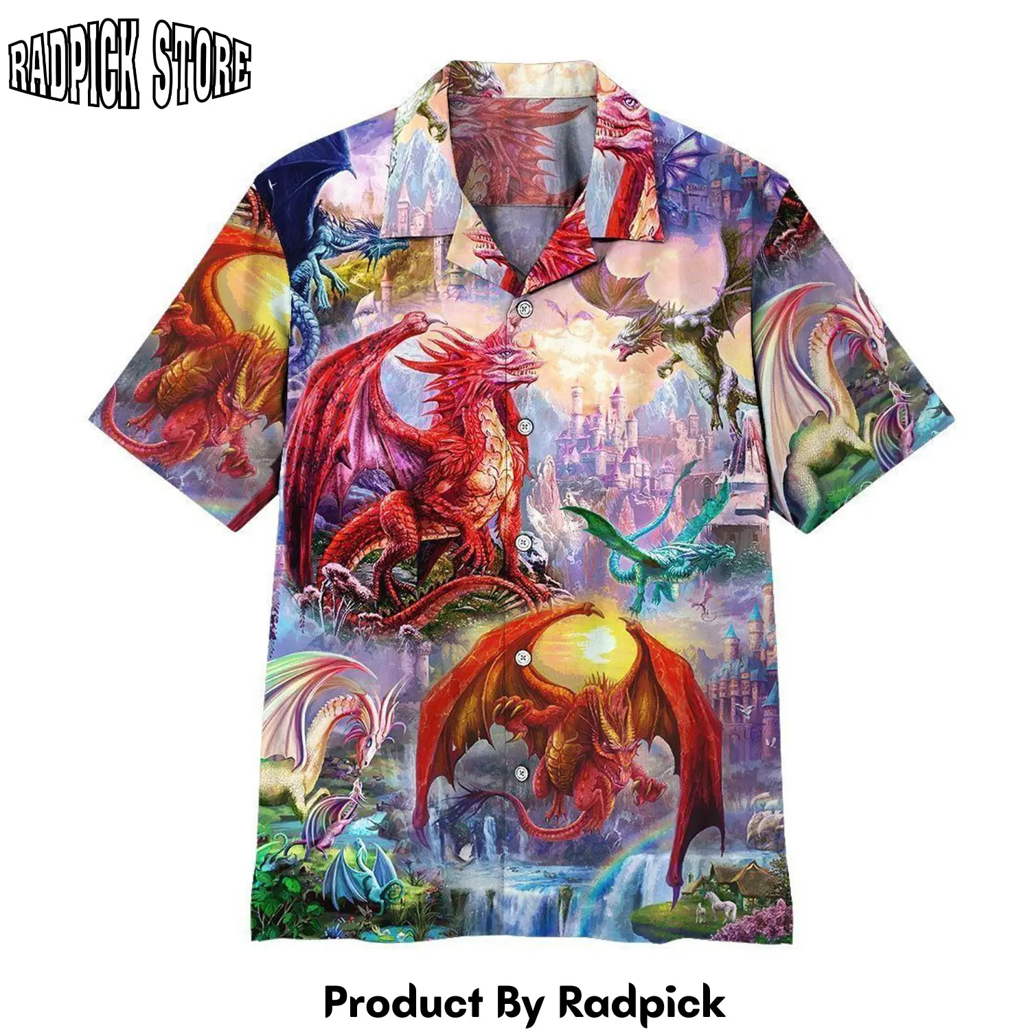 Radpick 3d dragon hawaii shirt rp2921348